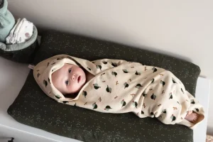 Noppies Badecapes & Wickeltücher | Zuhause-Badecape Printed Duck Baby Hooded Towel -