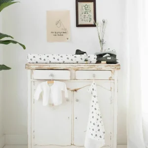Noppies Wickelauflagenbezüge | Zuhause-Bezug Für Die Wickelunterlage Blooming Clover 49x75cm -