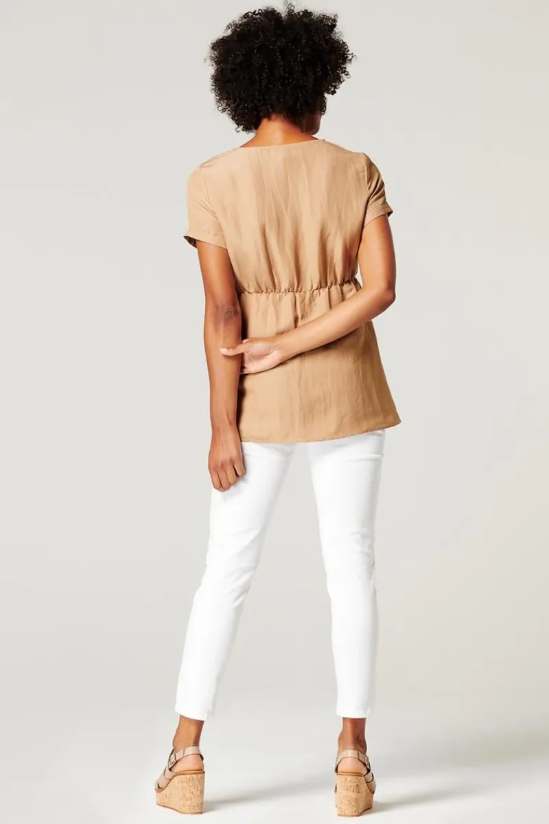 bluse__sand_8.webp Noppies Blusen | Blusen & Tuniken-Bluse -