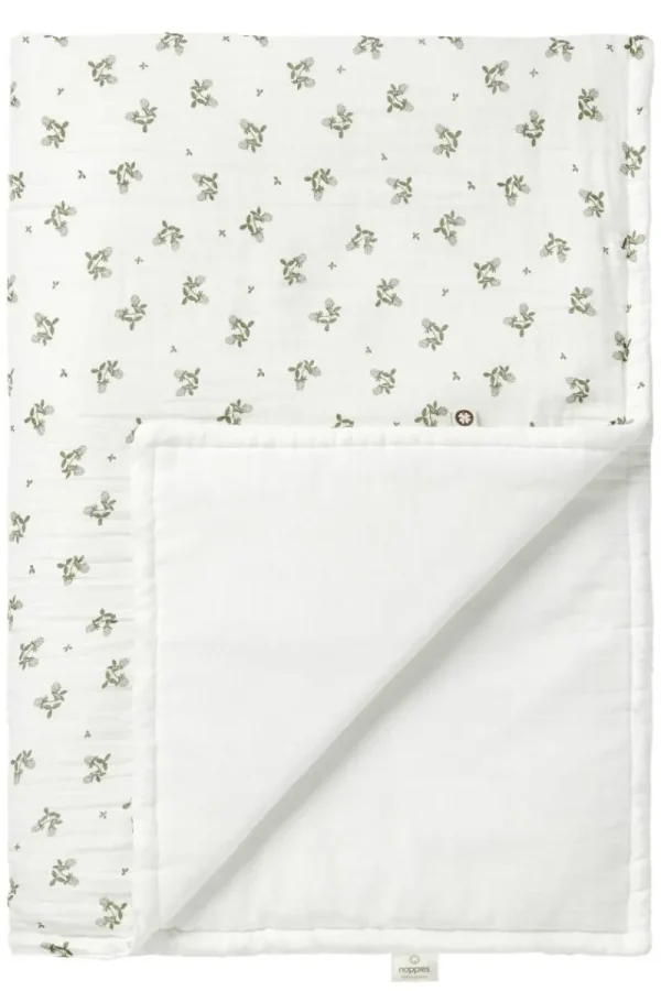 Noppies Decken | Babyzimmer-Decke Für Das Bettchen Blooming Clover 100x140 Cm -