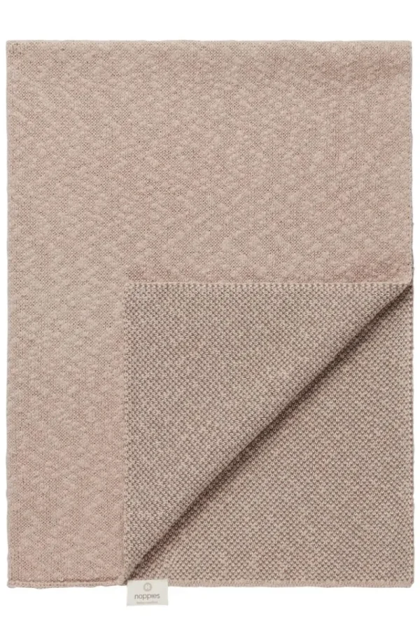 Noppies Decken | Babyzimmer-Decke Für Die Wiege Melange Knit 75x100 Cm -