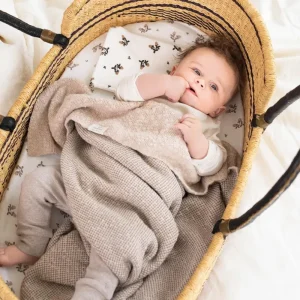 Noppies Decken | Babyzimmer-Decke Für Die Wiege Melange Knit 75x100 Cm -
