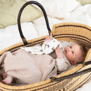 Noppies Decken | Babyzimmer-Decke Für Die Wiege Melange Knit 75x100 Cm -