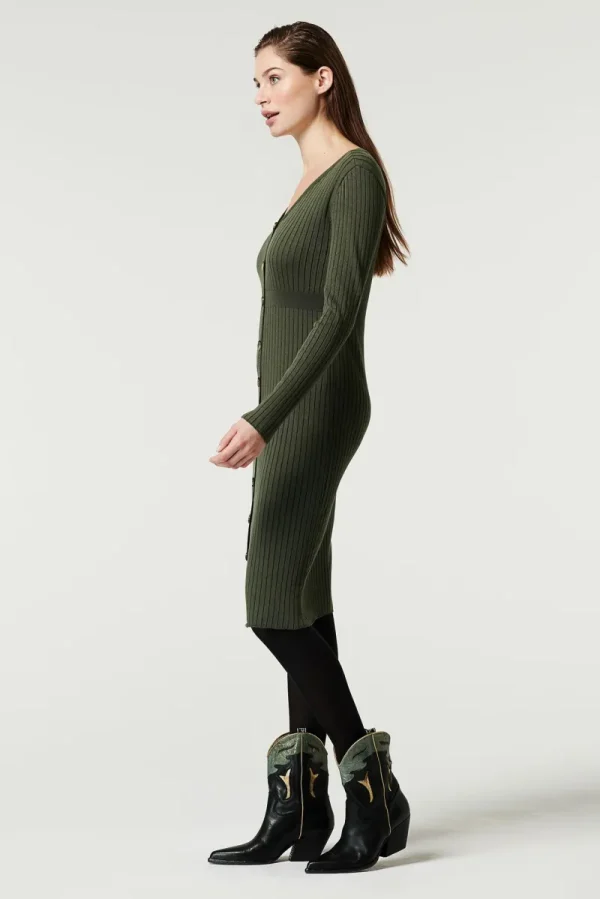 Noppies Kleider-Kleid Button Rib -