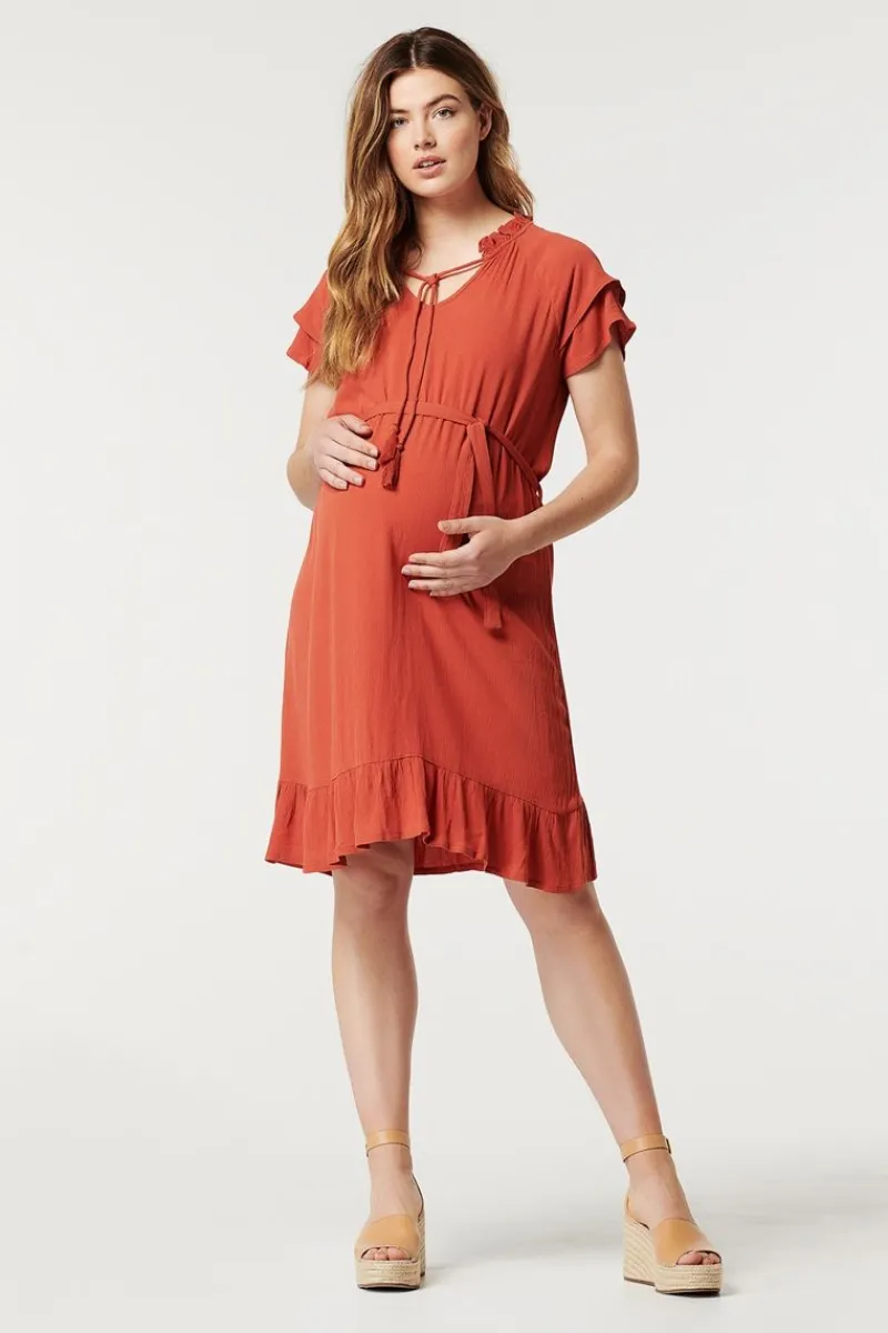 kleid_mila__hot_sauce_7.webp Noppies Kleider-Kleid Mila -