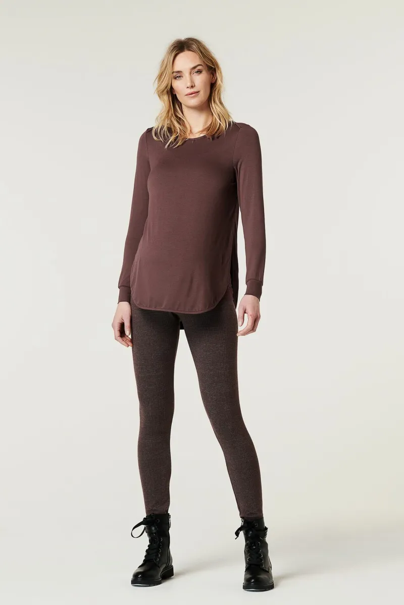 langarmshirt__coffee_0.webp Noppies Shirts | Shirts-Langarmshirt -