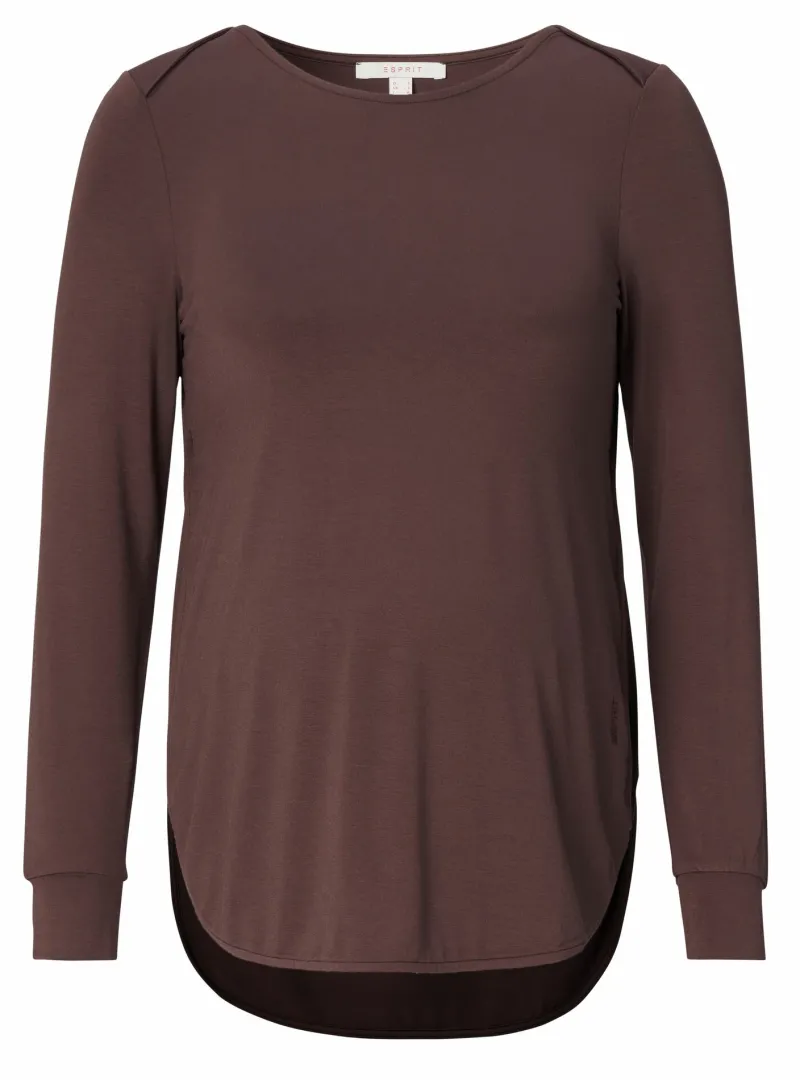 langarmshirt__coffee_12.webp Noppies Shirts | Shirts-Langarmshirt -