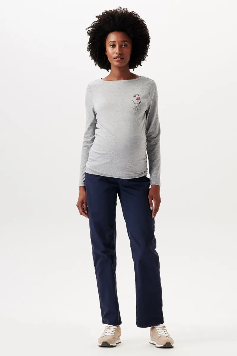 langarmshirt__medium_grey_6.webp Noppies Shirts-Langarmshirt -