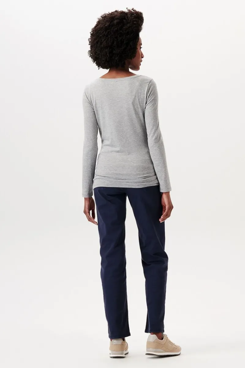 langarmshirt__medium_grey_7.webp Noppies Shirts-Langarmshirt -