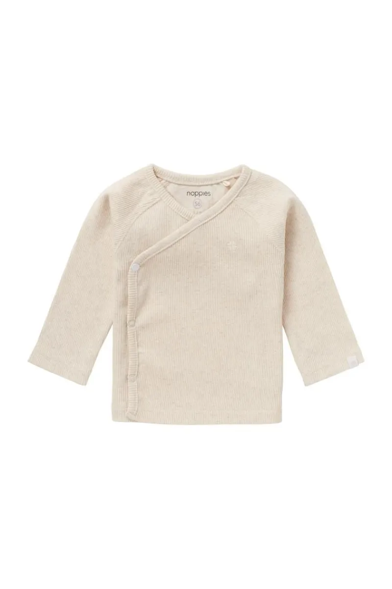 langarmshirt_nanyuki__oat_1.webp Noppies Shirts | Basics-Langarmshirt Nanyuki -