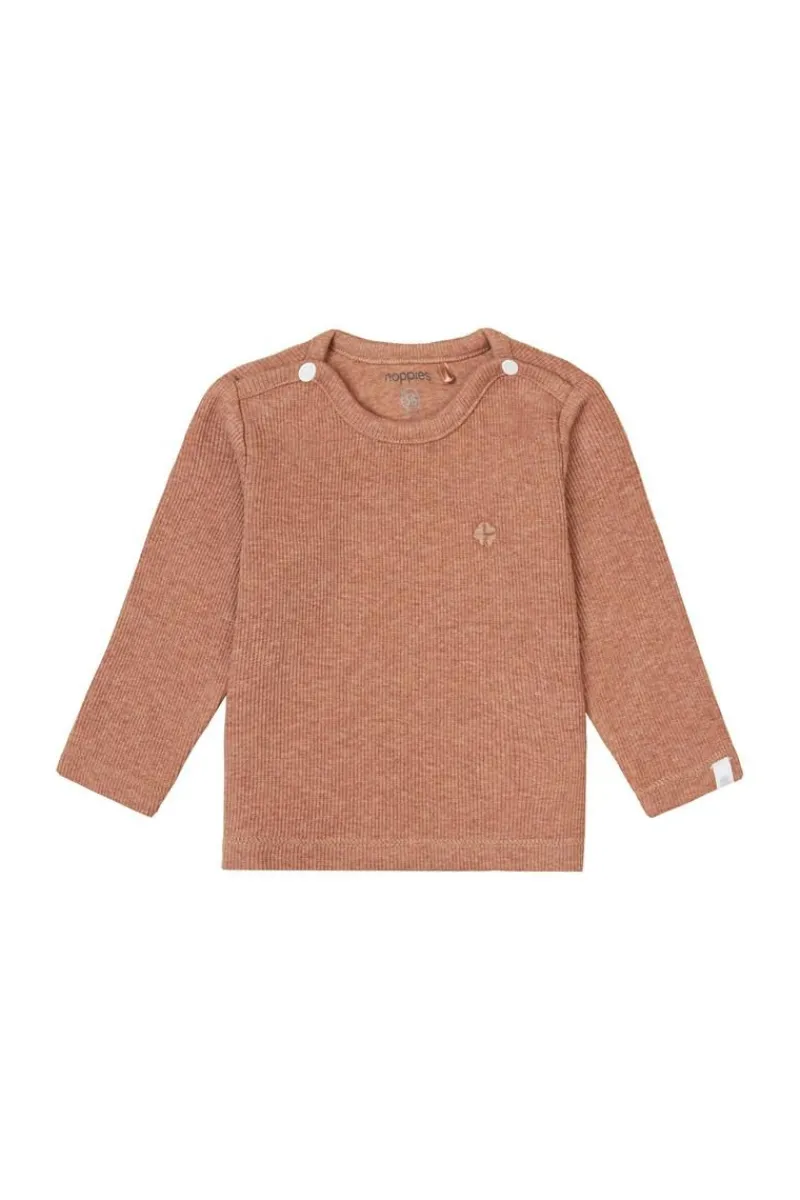 langarmshirt_natal__cafe__0.webp Noppies Shirts | Basics-Langarmshirt Natal -