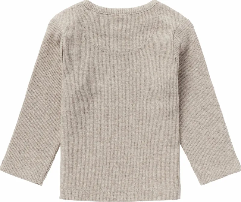 langarmshirt_natal__taupe_1.webp Noppies Shirts | Basics-Langarmshirt Natal -