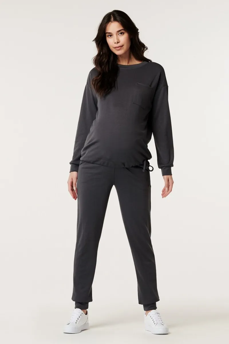 lounge_pullover__charcoal_0.webp Noppies Nachtwäsche | Slips-Lounge Pullover -