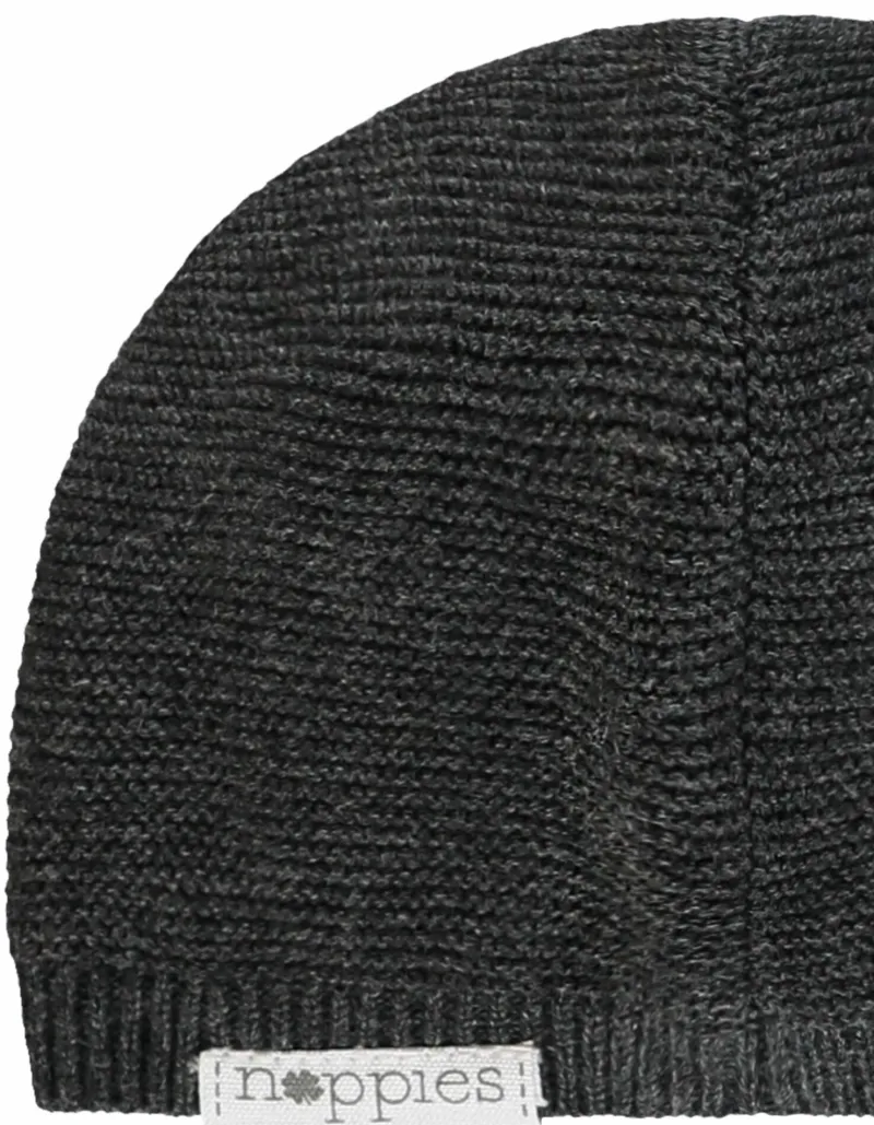 mtze_zola__dark_grey_mela_2.webp Noppies Mützen | Basics-Mütze Zola -