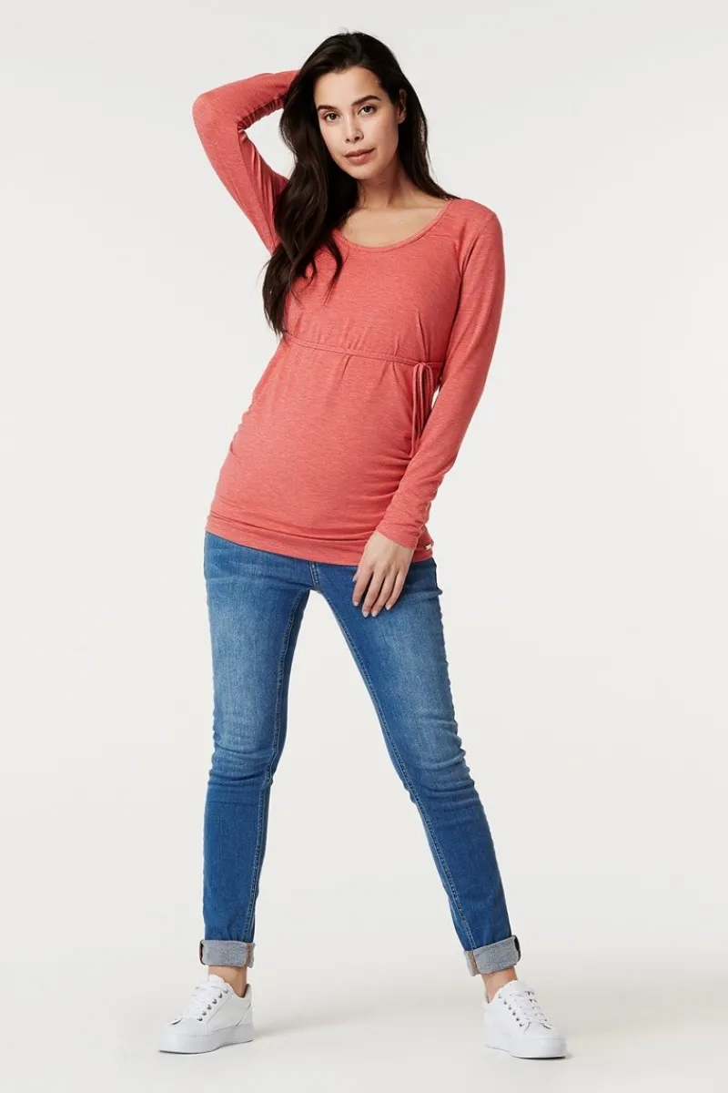 still_tshirt__coral_7.webp Noppies T-Shirts | T-Shirts-Still T-shirt -