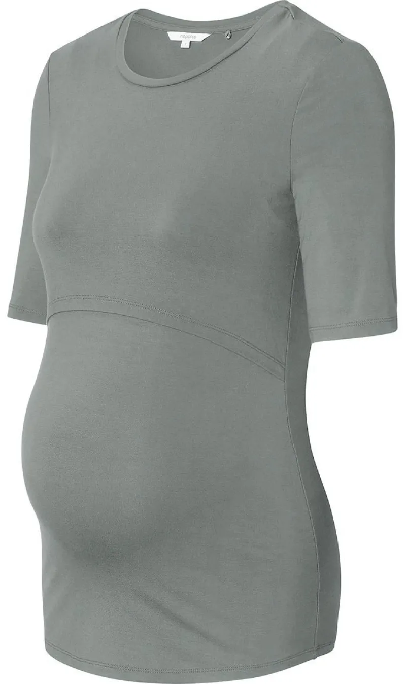 still_tshirt_juli__sage_4.webp Noppies T-Shirts | T-Shirts-Still T-shirt Juli -