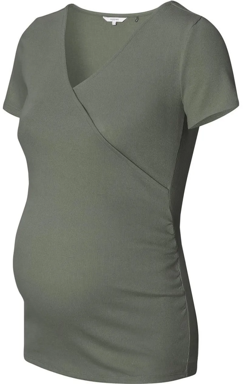still_tshirt_sanson__oliv_10.webp Noppies T-Shirts | T-Shirts-Still T-shirt Sanson -