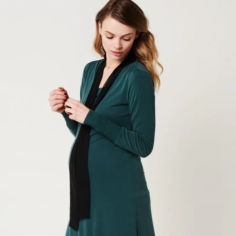 stillkleid__dark_teal_gre_8.webp Noppies Kleider | Kleider-Still-Kleid -