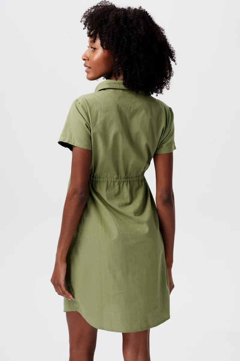 stillkleid__olive_green_1.webp Noppies Kleider | Kleider-Still-Kleid -