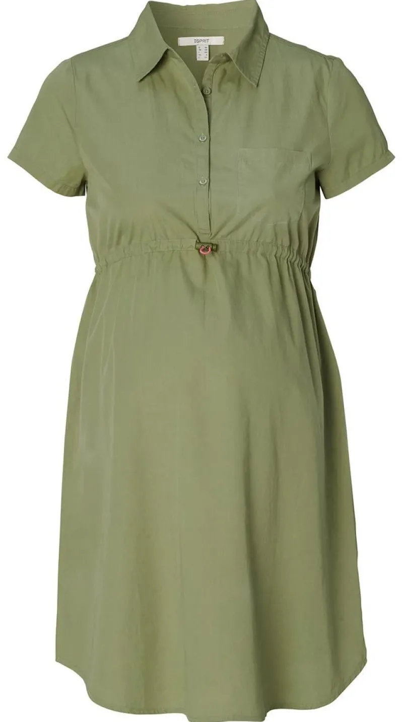 stillkleid__olive_green_2.webp Noppies Kleider | Kleider-Still-Kleid -
