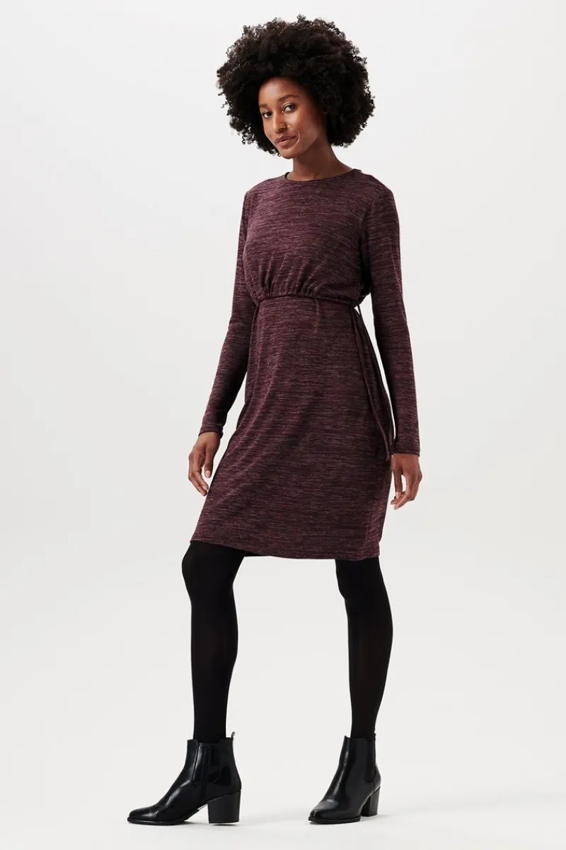 stillkleid__plum_brown_7-1.webp Noppies Kleider | Kleider-Still-Kleid -