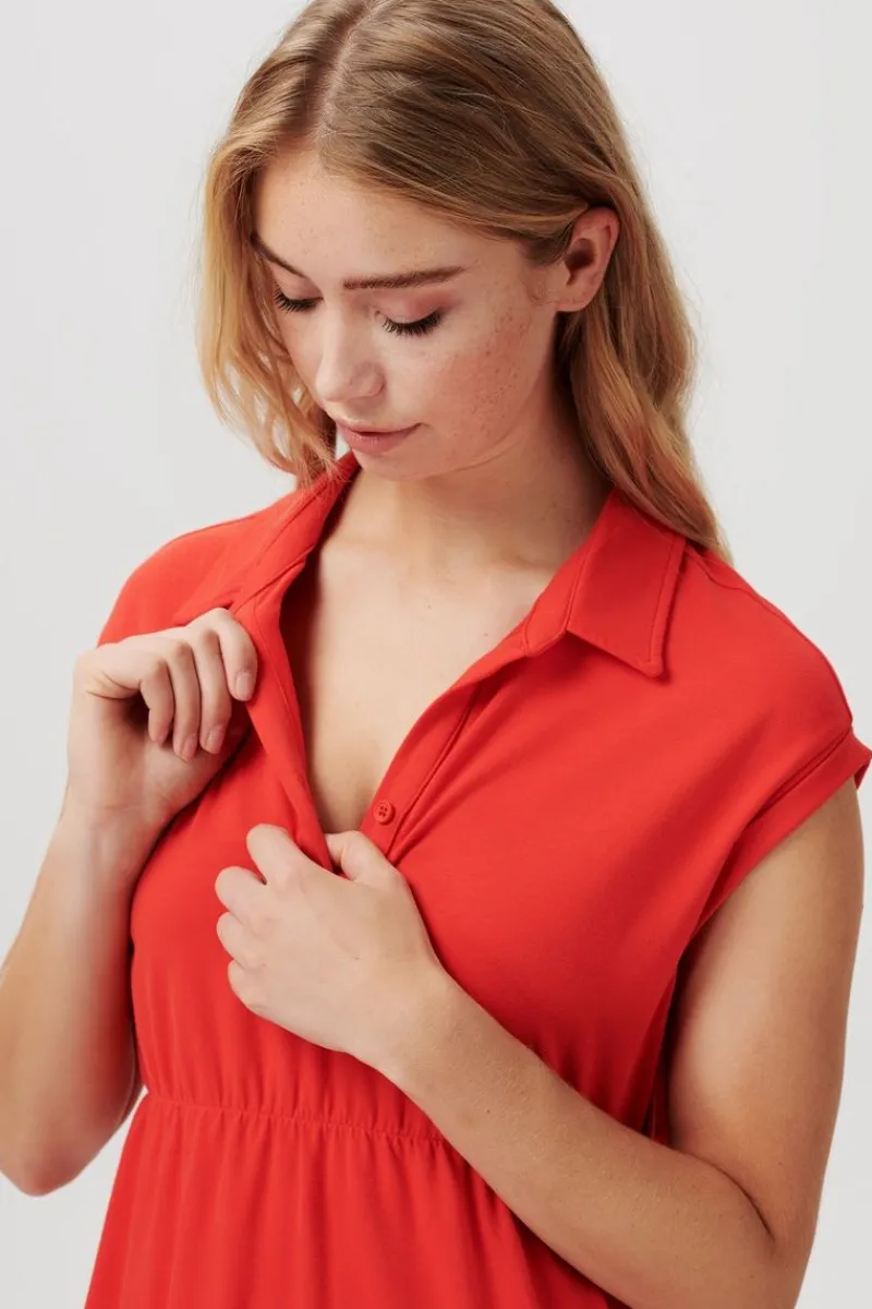 stillkleid__red_14.webp Noppies Kleider | Kleider-Still-Kleid -