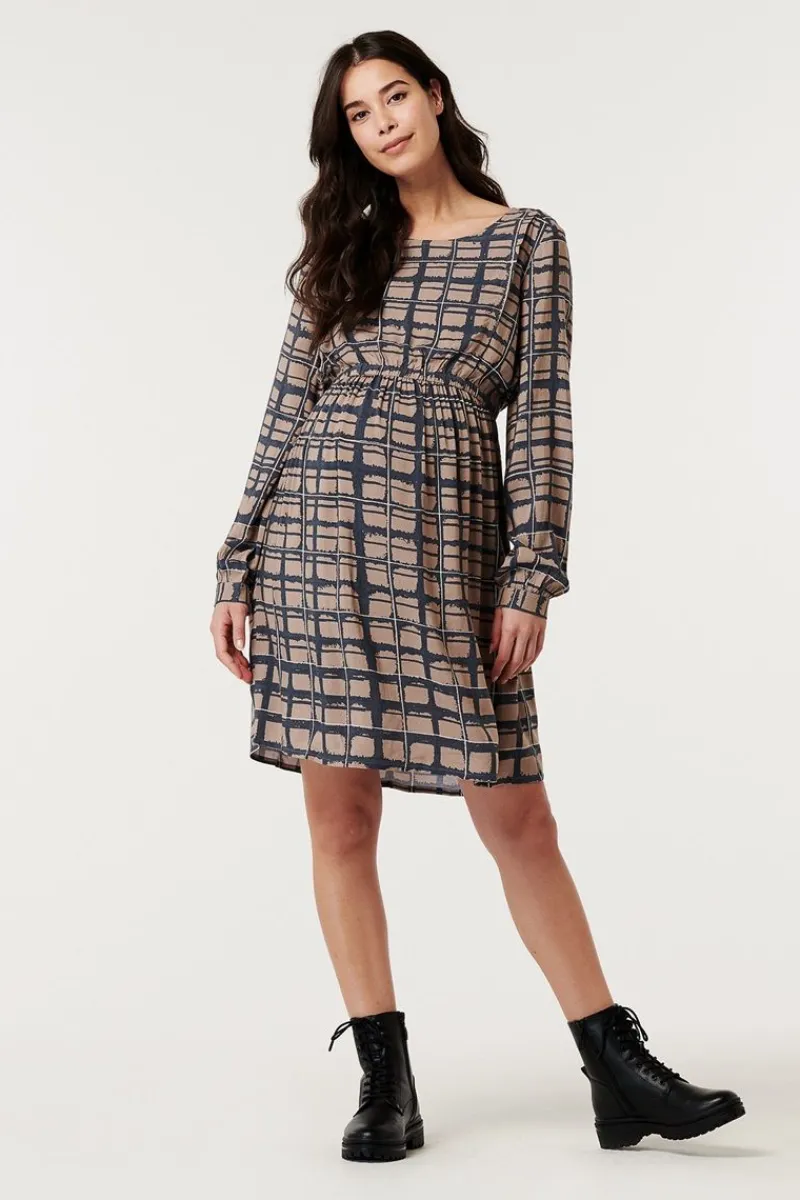 stillkleid__taupe_grey_9.webp Noppies Kleider | Kleider-Still-Kleid -