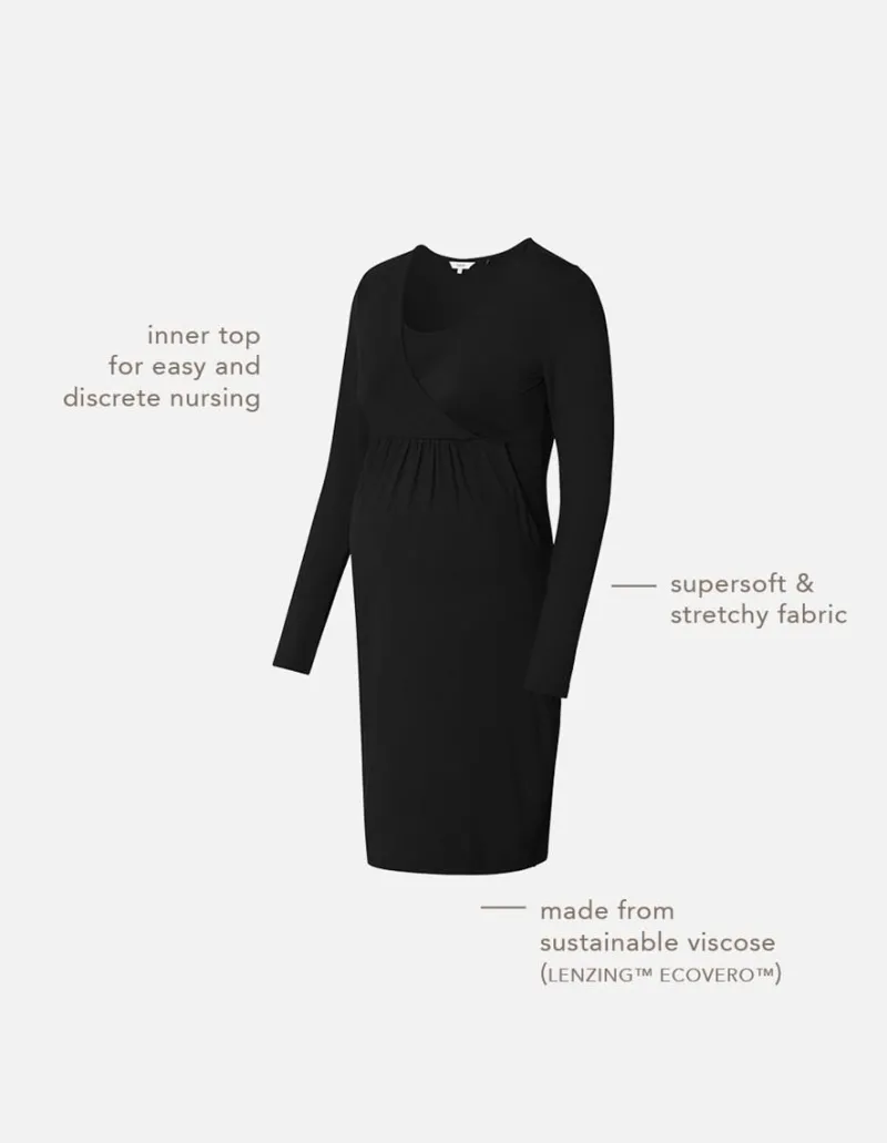 stillkleid_gaja__black_6.webp Noppies Kleider | Kleider-Still-Kleid Gaja -