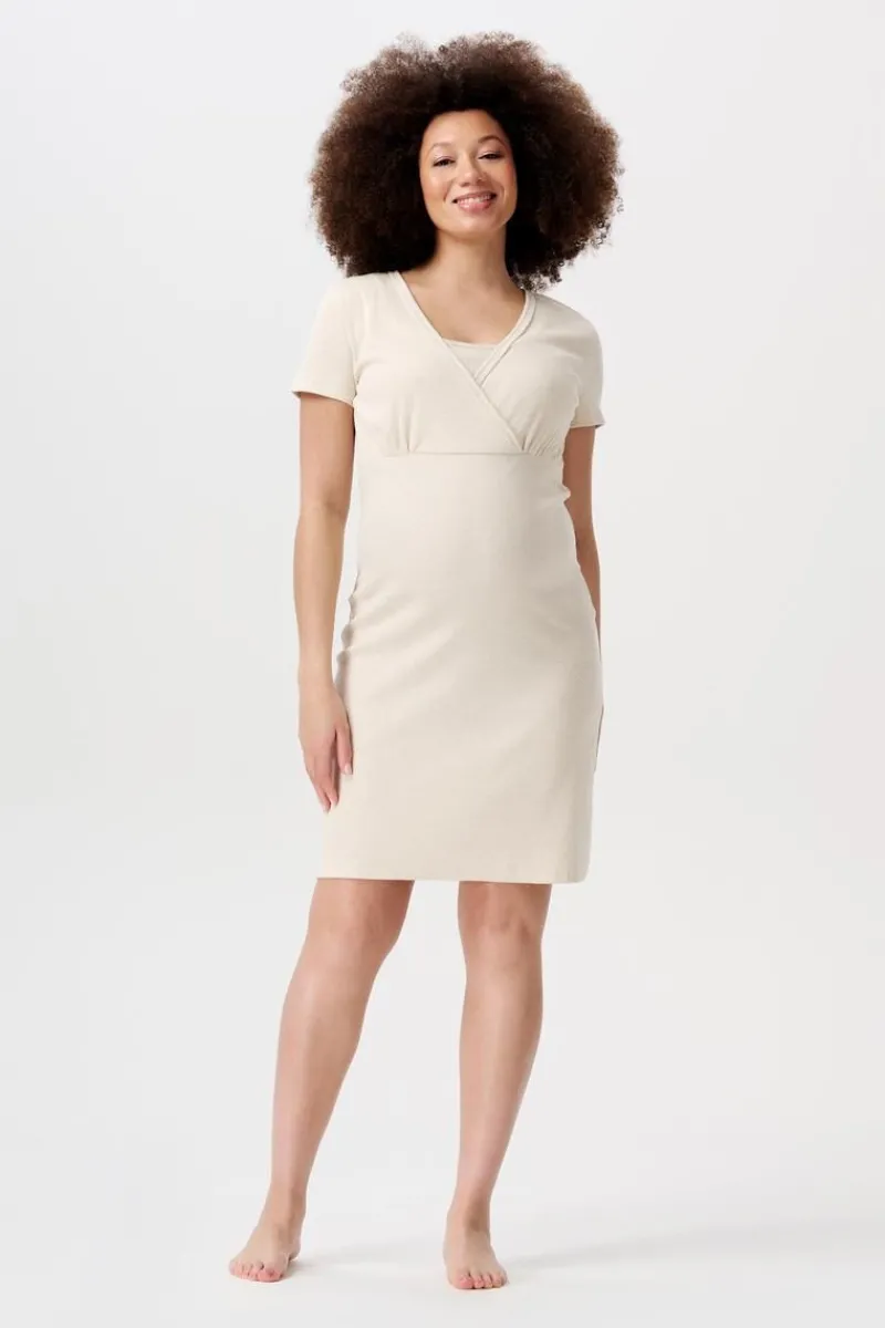 stillnachtkleid_tami__oat_0.webp Noppies Still-Pyjama & Loungewear | Nachtwäsche-Still-Nachtkleid Tami -