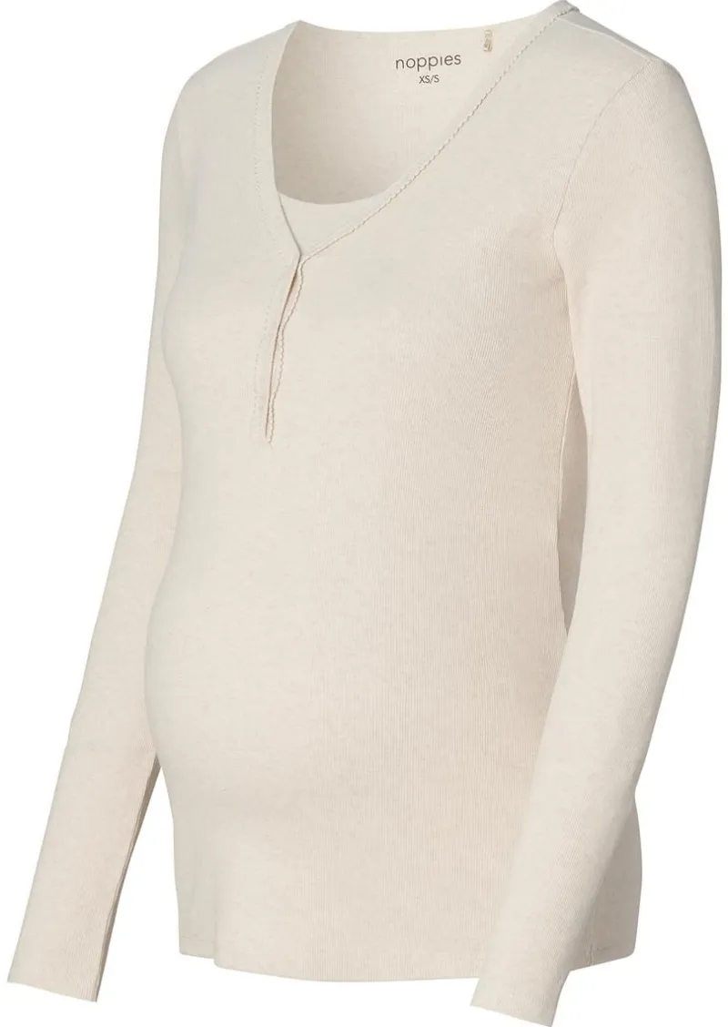 stillschlaftop_amala__oat_4.webp Noppies Slips | Still-Pyjama & Loungewear-Still-Schlaftop Amala -