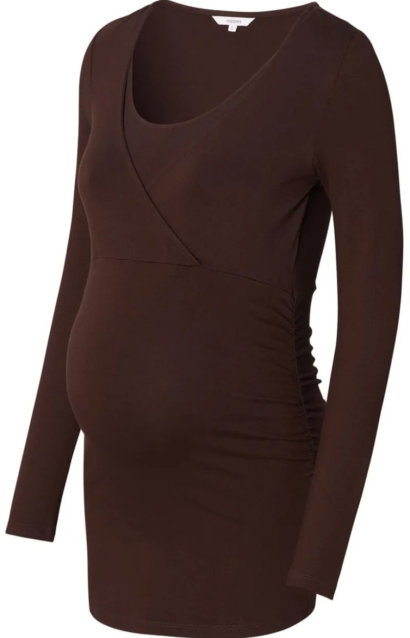 stillshirt_elda__coffee_b_4.webp Noppies Shirts | Shirts-Still-Shirt Elda -