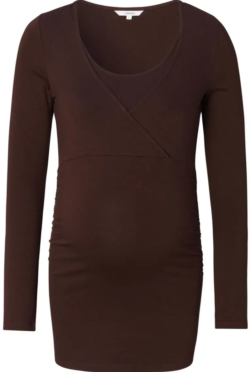 stillshirt_elda__coffee_b_8.webp Noppies Shirts | Shirts-Still-Shirt Elda -