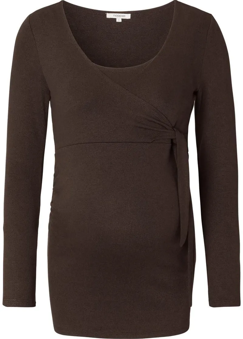stillshirt_elin__coffee_b_2.webp Noppies Shirts | Shirts-Still-Shirt Elin -
