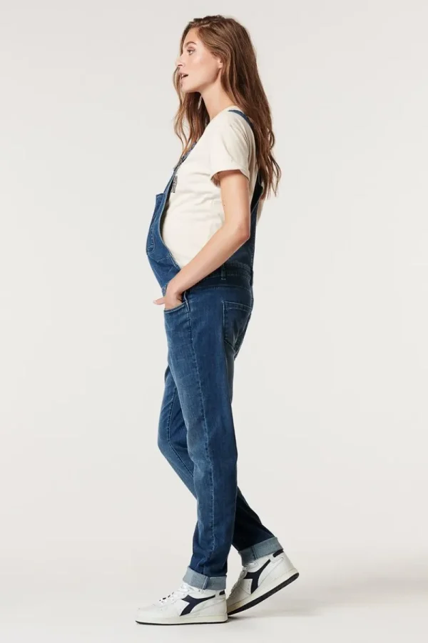 Noppies Jeans-Straight Umstandsjeans Salopette -
