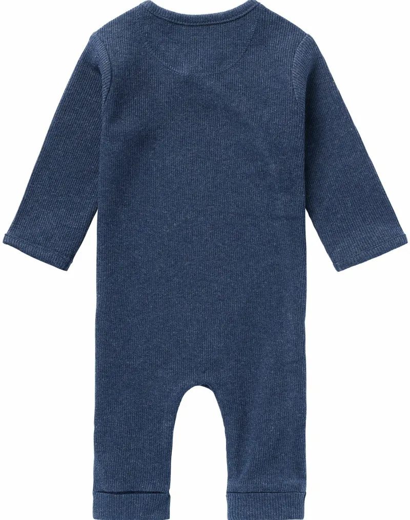 strampler_nevis__navy_mel_1.webp Noppies Spielanzug | Basics-Strampler Nevis -