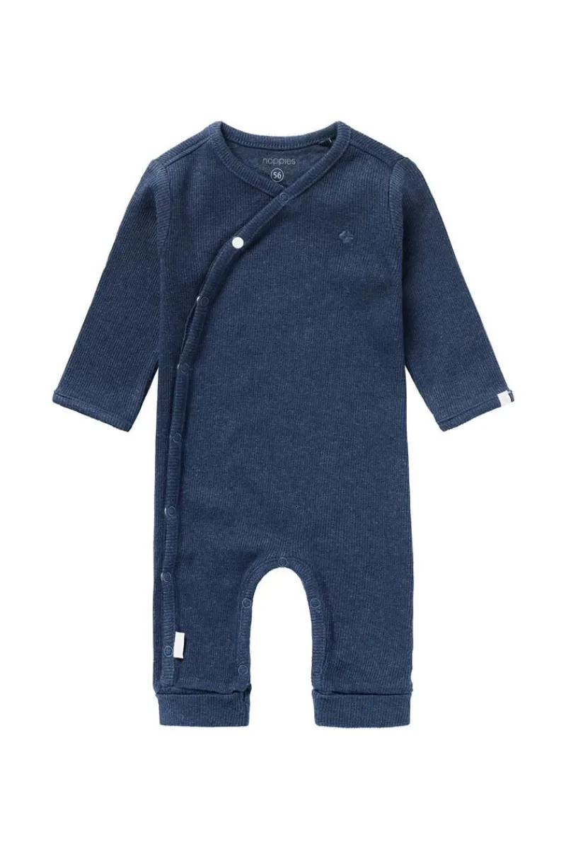 strampler_nevis__navy_mel_6.webp Noppies Spielanzug | Basics-Strampler Nevis -