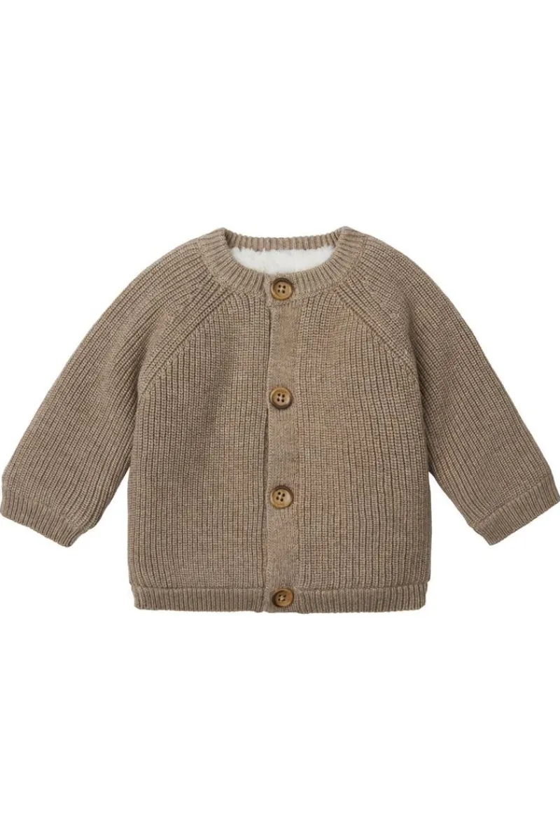 strickjacke_nevers__taupe_0.webp Noppies Strickjacken | Basics-Strickjacke Nevers -