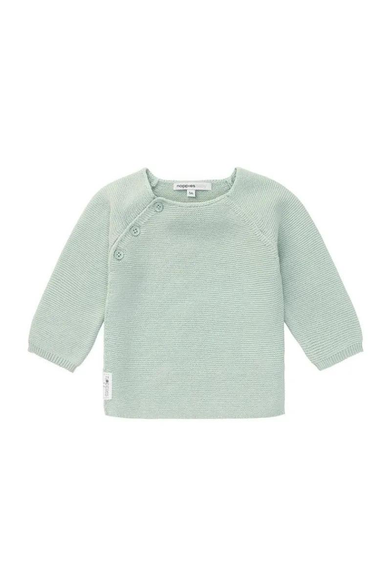 strickjacke_pino__grey_mi_0.webp Noppies Strickjacken | Basics-Strickjacke Pino -