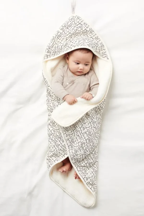 Noppies Badecapes & Wickeltücher | Zuhause-Umschlagtuch Für Neugeborene Teddy Fancy Dot Wrapper -