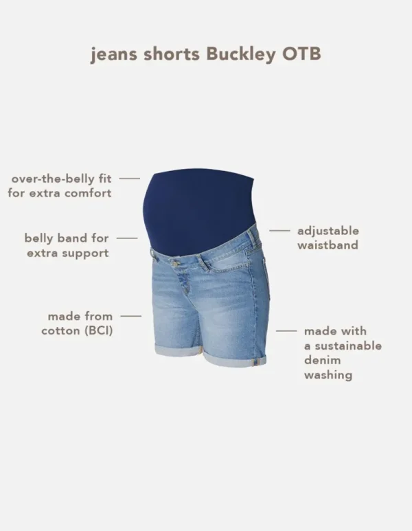 Noppies Jeans-Umstandsshorts Jeans Buckley -