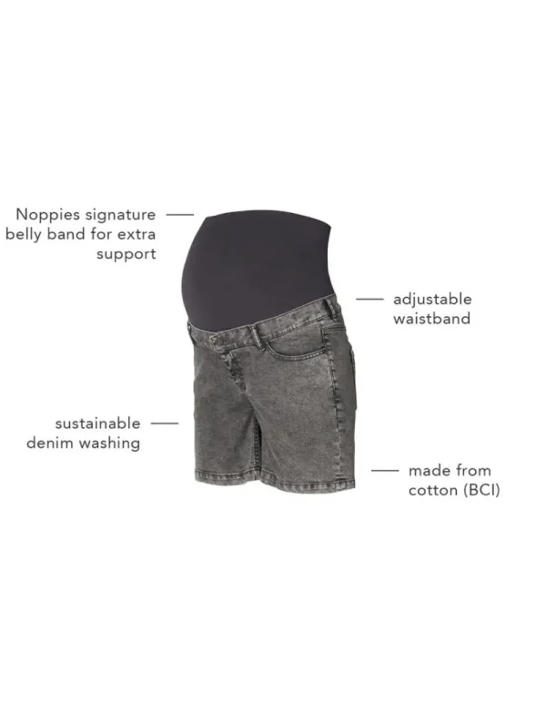 Noppies Jeans-Umstandsshorts Jeans Jamie -