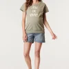 Noppies Jeans-Umstandsshorts Jeans Light Grey -