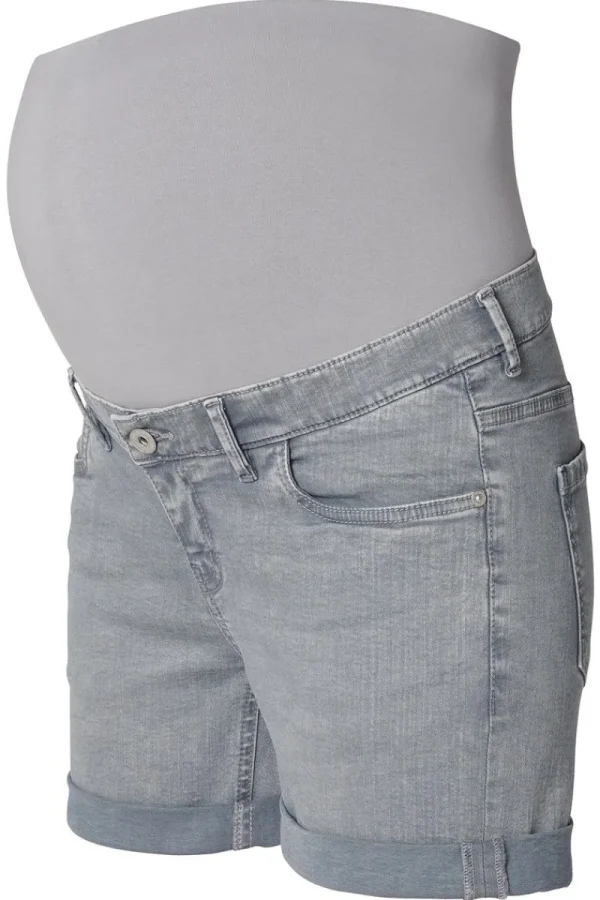Noppies Jeans-Umstandsshorts Jeans Light Grey -