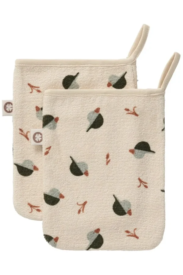 Noppies Waschlappen Baby | Zuhause-Waschlappen Printed Duck Terry Wash Cloths -